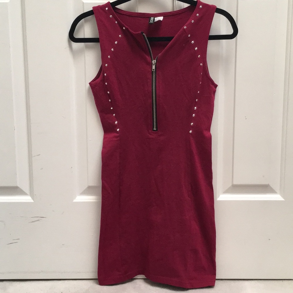 Divided Magenta Dress